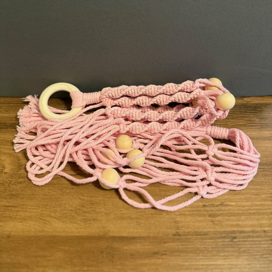 Macramé With Wooden Beads