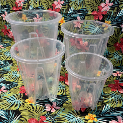 Tall Clear Aeration Repotting Pot