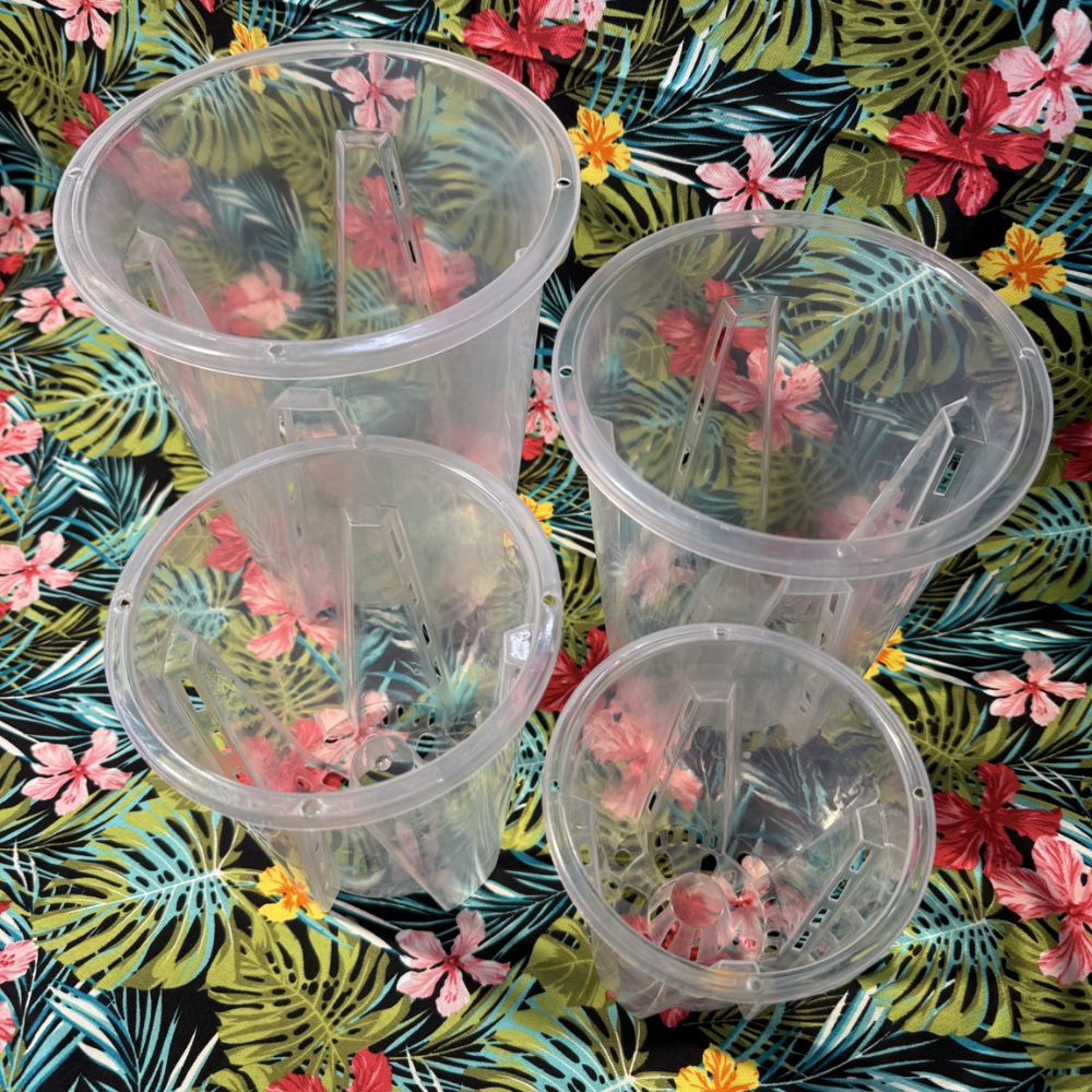 Tall Clear Aeration Repotting Pot