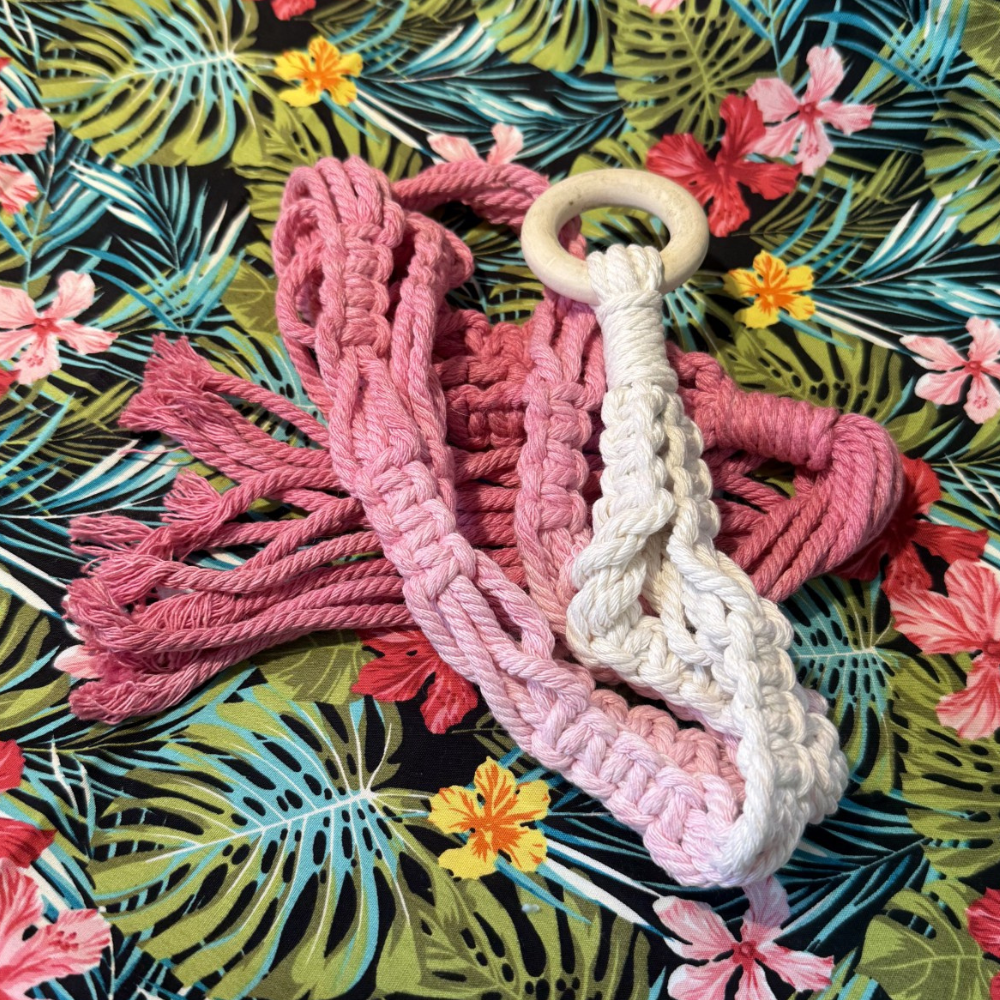 Macramé Plant Hanger Dip Dyed
